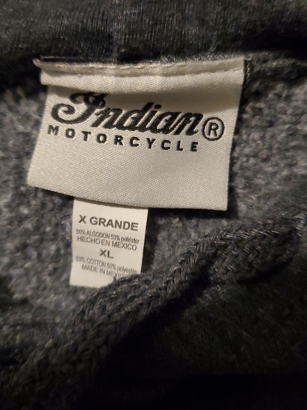 Indian Motorcycle Men's Hooded Sweatshirt Size XL - Picture 5 of 7